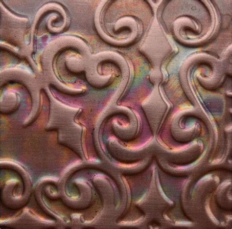 embossed copper sheets